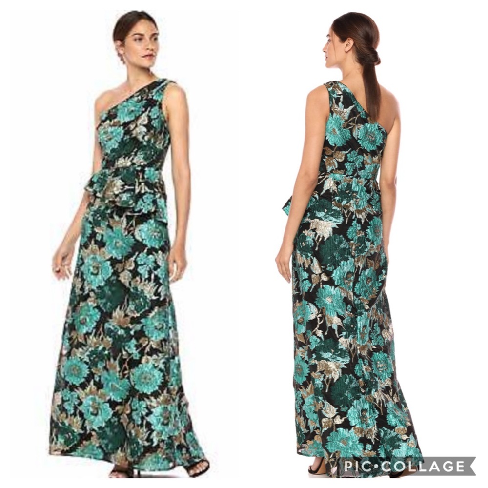 Carmen Marc Valvo infusion one shoulder Gown